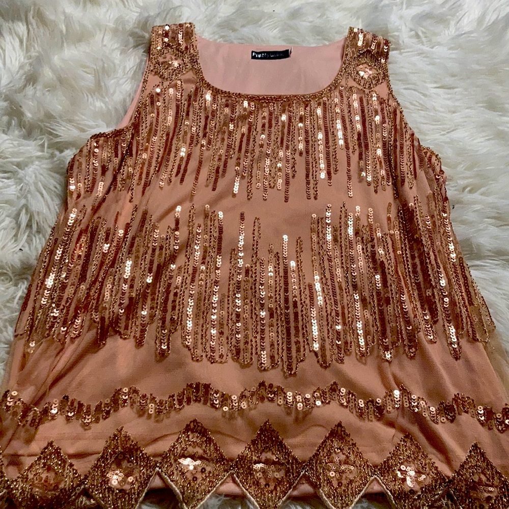 Pretty guide sequence blouse